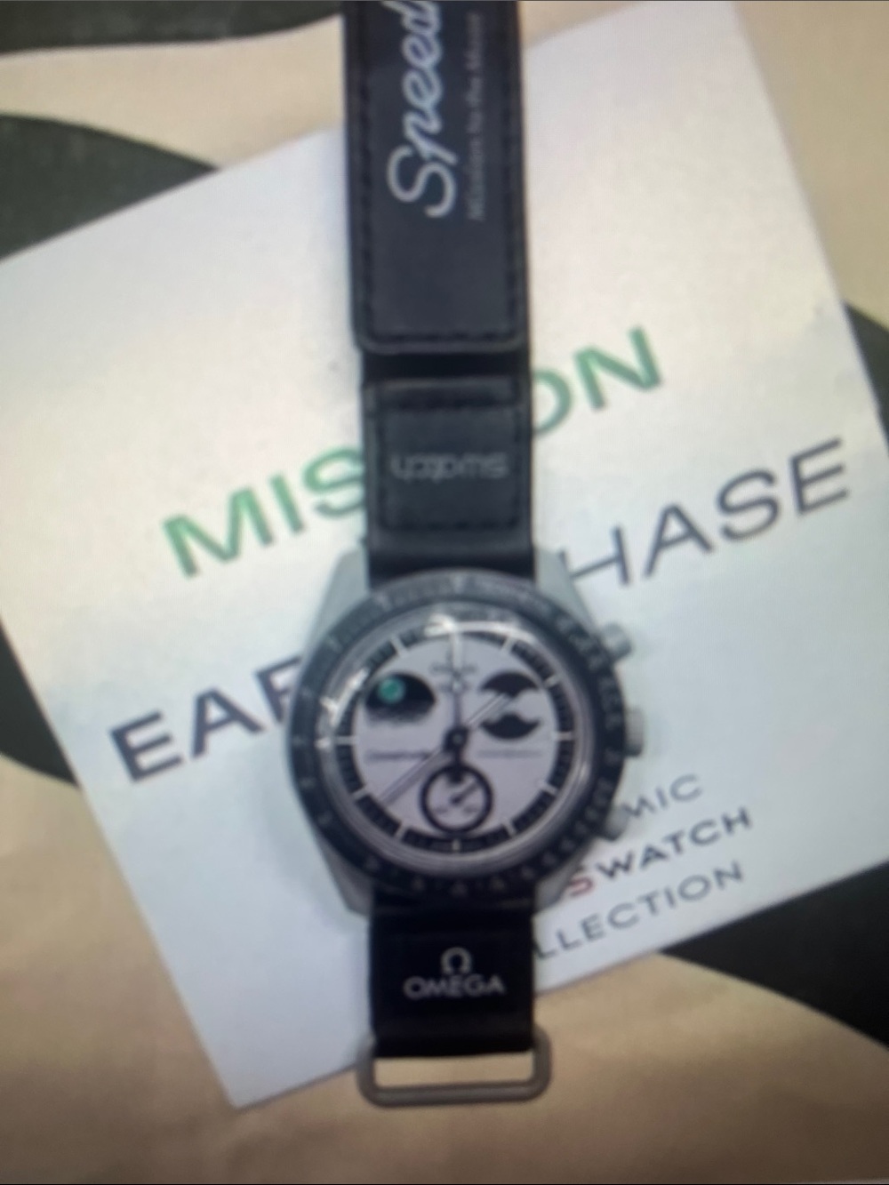 Swatch x Omega Moonswatch Mission To Earthphase Watch